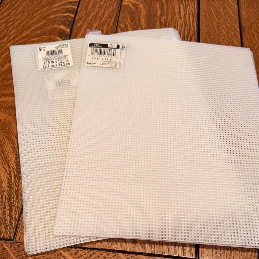 White Plastic Canvas Sheets